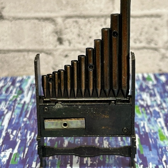 Vintage Die-Cast Pencil Sharpener Musical ORGAN in Original Box - Picture 4 of 8